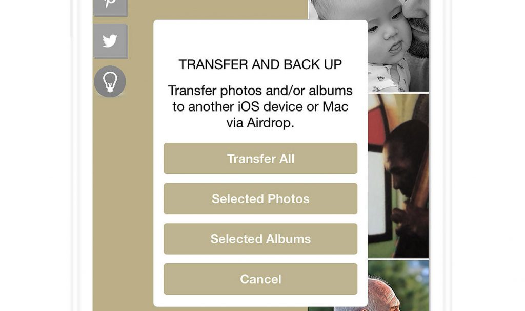 how to transfer photos Pic Scanner to Mac